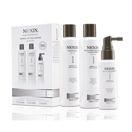 Nioxin System 1 Kit - Ниоксин набор (Система 1) 150 мл+150 мл+50 мл - фото 4799