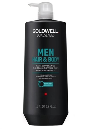 Goldwell Dualsenses For Men Hair&Body Shampoo - Шампунь для волос и тела 1000мл - фото 4917