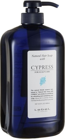 Lebel Natural Hair Soap Treatment Shampoo Cypress - Шампунь 1000мл с хиноки (японский кипарис) - фото 5147