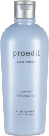 Lebel Proedit Care Works Through Fit Shampoo - Шампунь 300мл для прямых волос - фото 5165