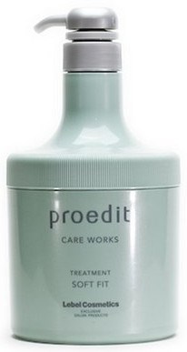 Lebel Proedit Care Works Soft Fit Treatment - Маска 600мл для жестких и непослушных волос - фото 5176
