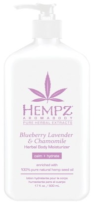 Hempz Blueberry Lavender & Chamomile Herbal Body Moisturizer - Молочко для тела увлажняющее Лаванда, Ромашка и Дикие Ягоды 500мл - фото 5833