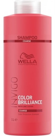 Wella Professionals INVIGO Color Brilliance Coarse Protection Shampoo - Шампунь для защиты цвета окрашенных жестких волос 1000мл - фото 6780
