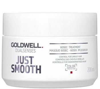 Goldwell Dualsenses Just Smooth 60 Sec Treatment - Маска интенсивный уход 60 секунд для непослушных волос 200мл - фото 6943