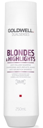 Goldwell Dualsenses Blondes and Highlights Anti-Yellow Shampoo - Шампунь против желтизны 250мл - фото 6950