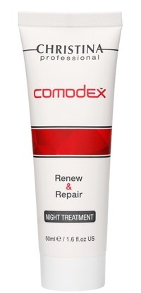 Christina Comodex Renew & Repair Night Treatment - Сыворотка-восстановление ночная обновляющая 50мл - фото 7263