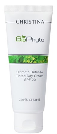 Christina Bio Phyto Ultimate Defense Tinted Day Cream SPF 20 - Дневной крем "Абсолютная защита" с тоном 75мл - фото 7286