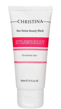 Christina Sea Herbal Beauty Mask Strawberry for normal skin – Маска красоты на основе морских трав для нормальной кожи «Клубника» 60мл - фото 7391
