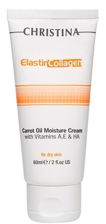 ElastinCollagen Carrot Oil Moisture Cream with Vitamins A, E & HA for dry skin – Увлажняющий крем с витаминами A, E и гиалуроновой кислотой для сухой кожи «Эластин, коллаген, морковное масло» 60мл - фото 7403