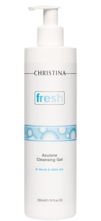 Christina Fresh Azulene Cleansing Gel for delicate & reddish skin – Азуленовый очищающий гель для чувствитетельной и склонной к покраснениям кожи 300мл - фото 7424