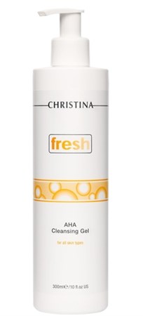 Christina Fresh AHA Cleansing Gel for all skin types – Очищающий гель c фруктовыми кислотами для всех типов кожи 300мл - фото 7426