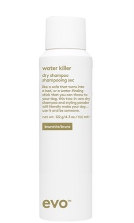 EVO water killer dry shampoo brunette - Сухой шампунь для волос Брюнеток 100мл - фото 7565