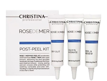 Christina Rose de Mer Post Peel kit - Набор для постпилингового ухода 3 х 15мл - фото 7835
