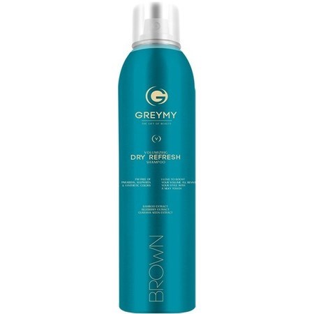 GREYMY VOLUMIZING Dry Refresh Shampoo Brown - Сухой шампунь для ТЁМНЫХ волос 150мл - фото 8102