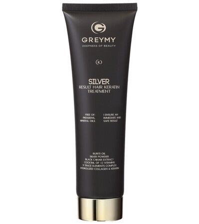 Greymy Silver Result Hair Keratin Treatment - Кератиновый крем для восстановления и выпрямления волос 100мл - фото 8243