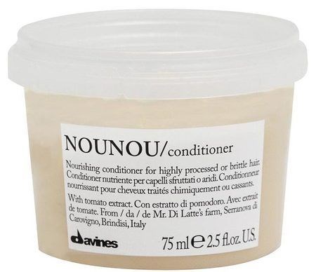 Davines Essential Haircare NOUNOU Nourishing illuminating cream - Кондиционер питательный 75мл - фото 8260