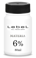 Lebel Materia Oxy 6% - Оксидант для смешивания с краской Materia 80мл (розлив)