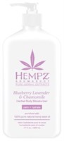 Hempz Blueberry Lavender & Chamomile Herbal Body Moisturizer - Молочко для тела увлажняющее Лаванда, Ромашка и Дикие Ягоды 500мл
