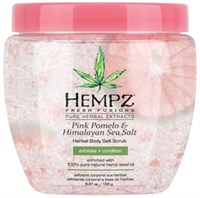 Hempz Pink Pomelo & Himalayan Sea Salt Herbal Body Salt Scrub - Скраб для тела Помело и Гималайская соль 155мл
