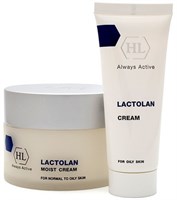 Holy Land Lactolan moist cream for oily - Легкий крем для нормальных и жирных участков кожи 70мл