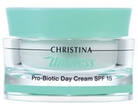 Christina Unstress Probiotic day Cream SPF15 - Дневной крем с пробиотическим действием 50мл