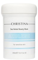 Christina Sea Herbal Beauty Mask Azulene for sensitive skin - Маска красоты на основе морских трав для чувствительной кожи "Азулен" 250мл