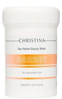 Christina Sea Herbal Beauty Mask Carrot for over-dried skin - Маска красоты на основе морских трав для пересушенной кожи "Морковь" 250мл