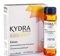 Kydra Gloss - Безаммиачный гель 10/16 "Розовая вода" 3х50мл