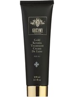 Greymy Gold Hair Keratin Treatment De Luxe - Кератиновый крем для выпрямления с частицами золота 100мл